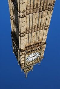 Big Ben upside-down